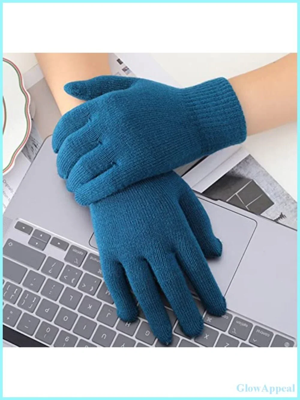 5 Pairs Winter Knitted Magic Elastic Gloves for Adults Kids Unisex Driving